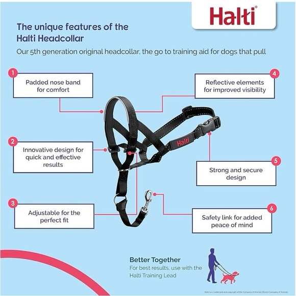 HALTI dog head collar - Picture 3 of 5